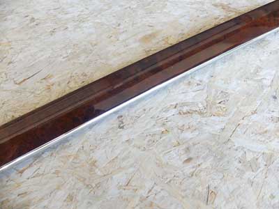 Mercedes Door Panel Wood Trim Strip w/ Light, Rear Left A2217303922 W221 07-09 S450 S500 S5504